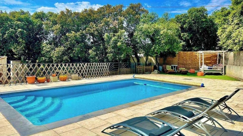 Appart Independent Garden Pool & Spa Sussargues Exterior photo
